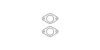 HJS 82 15 6598 Mounting Kit, catalytic converter